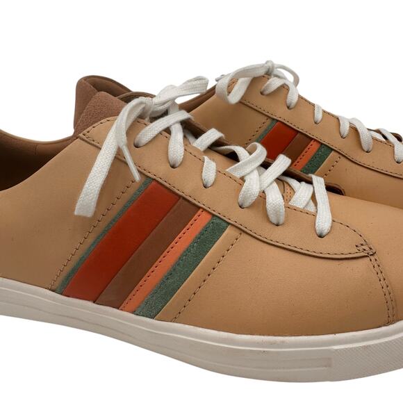 Clarks Un Maui Women's Striped Leather Unstructured Lace Shoes Size 11 - Picture 5 of 11